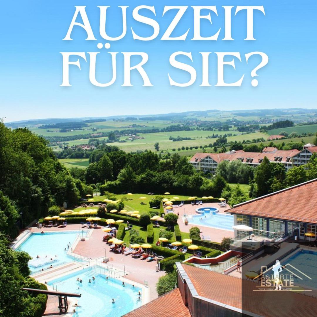 Fewo 20 - Appartement Im Rottalblick - Youngmodern Wohnen Mit Bademantelgang Zur Therme, Tv, Balkon Und Persoenlichem Gaesteempfang Von Astarte Estate Bad Griesbach im Rottal Esterno foto