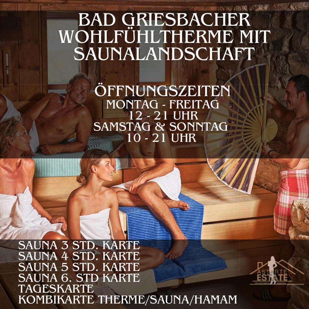 Fewo 20 - Appartement Im Rottalblick - Youngmodern Wohnen Mit Bademantelgang Zur Therme, Tv, Balkon Und Persoenlichem Gaesteempfang Von Astarte Estate Bad Griesbach im Rottal Esterno foto