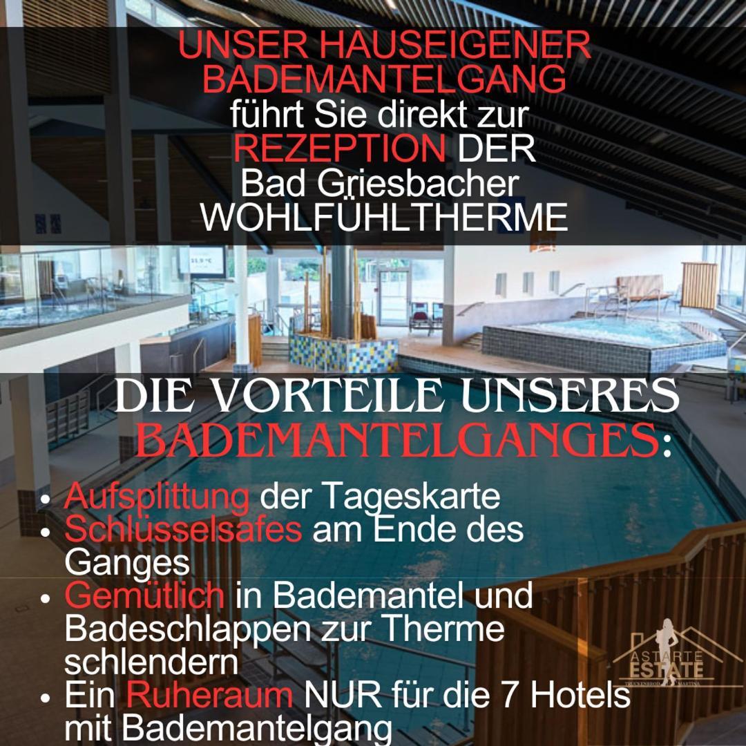 Fewo 20 - Appartement Im Rottalblick - Youngmodern Wohnen Mit Bademantelgang Zur Therme, Tv, Balkon Und Persoenlichem Gaesteempfang Von Astarte Estate Bad Griesbach im Rottal Esterno foto